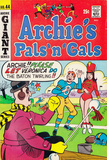 Archie Comics Retro: Archie's Pals 'n' Gals Comic Book Cover 44 (Aged) Kunstdruck