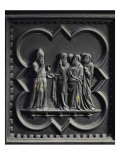 Zechariah Is Struck Dumb, Second Panel of the South Doors of the Baptistery of San Giovanni, 1336 Giclee Print by Andrea Pisano
