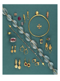 Selection of Roman, Byzantine and Achaemenid Jewellery, from C.1000BC to 7th Century Ad Giclee Print