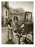 Italian Monks Remove Treasures from their Convent's Chapel for Safekeeping, 1943-4 Giclee Print