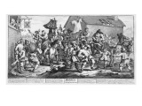 Hudibras Encounters the Skimmington, from 'Hudibras', by Samuel Butler, 1726 Giclee Print by William Hogarth