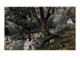 Jesus Went Out into a Desert Place, Illustration for 'The Life of Christ', C.1884-96 Giclee Print by James Jacques Joseph Tissot