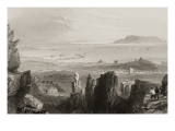 Dublin Bay from Kingstown Quarries, from 'scenery and Antiquities of Ireland' by George Virtue Giclee-trykk av William Henry Bartlett Dublin Bay from Kingstown Quarries, from 'scenery and Antiquities of Ireland' by George Virtue Giclee-trykk av William Henry Bartlett