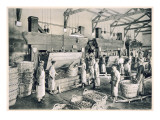 Collecting the Grapes in Baskets, from 'Le France Vinicole', Pub. by Moet and Chandon, Epernay Giclee Print by E.M. Choque
