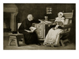 Lady Jane Grey in Prison, Illustration from 'Hutchinson's Story of the British Nation', C.1923 Giclee Print by William Frederick Yeames
