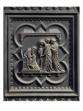 Zechariah Writes the Boy's Name, Fifth Panel of the South Doors of the Baptistery of San Giovanni Giclee Print by Andrea Pisano