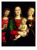 The Madonna and Child with St. John the Baptist and St. Catherine of Alexandria Giclee Print by Perugino 