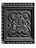 St John the Baptist as a Boy in Desert, Sixth Panel of South Doors of Baptistery of San Giovanni reproduction procédé giclée par Andrea Pisano