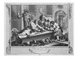 The Idle 'Prentice at Play in the Church Yard During Divine Service, Plate Iii Giclee Print by William Hogarth