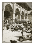 Arrest of the Rajah of Benares, Illustration from 'Cassell's Illustrated History of England' Giclee Print by English School 