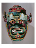Ritual Mask of Santiago Used in the Mexican Dance of the Moors and the Christians Giclee Print by Mexican School 