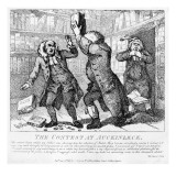 The Contest at Auckinleck from 'Picturesque Beauties of Boswell, Part the Second' Giclee Print by Samuel Collings