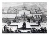 Castle Howard, from 'Vitruvius Britannicus' by Colen Campbell, Engraved by Hendrik Hulsbergh Giclee Print by Colen Campbell