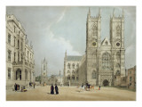 Westminster Abbey and Hospital, from 'London as it Is', Engraved and Published by the Artist, 1842 Giclee Print by Thomas Shotter Boys