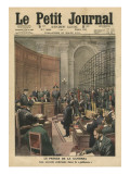 Trial of the Camorra, Illustration from 'Le Petit Journal', Supplement Illustre, 26th March 1911 Wydruk giclee autor French School Trial of the Camorra, Illustration from 'Le Petit Journal', Supplement Illustre, 26th March 1911 Wydruk giclee autor French School