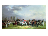 The Wiltshire Great Coursing Meeting Held at Amesbury, 16th-20th March 1847, with Stonehenge Beyond Giclee-trykk av William Barraud The Wiltshire Great Coursing Meeting Held at Amesbury, 16th-20th March 1847, with Stonehenge Beyond Giclee-trykk av William Barraud