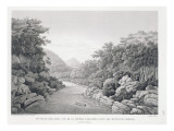 New Holland: View of the Waragamba River in the Blue Mountains, from 'Voyage Autour Du Monde Giclee Print by Pierre Antoine Marchais