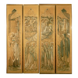 The Nativity, Cartoons for the Stained Glass Window at St. Deiniol, Hawarden, 1897 reproduction procédé giclée par Edward Burne-Jones