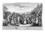 The Idle 'Prentice Executed at Tyburn, Plate Xi of 'Industry and Idleness', 1747 Giclee Print by William Hogarth