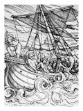 Death and the Sailor, from 'The Dance of Death', Engraved by Hans Lutzelburger, C.1538 Giclee Print by Hans Holbein the Younger