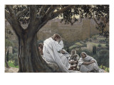 Christ Foretelling the Destruction of the Temple, Illustration for 'The Life of Christ', C.1886-94 Giclee Print by James Jacques Joseph Tissot