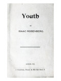 Title Page to 'Youth', a Collection of Poems by Isaac Rosenberg, First Edition 1915 Giclee Print by English School 