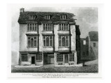 A South View of the Falcon Tavern, on the Bankside, Southwark, Engraved by William Wise, 1811 Giclee Print by Frederick Nash