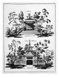 An Alcove and a Cool Retreat, from 'Chinese Architecture, Civil and Ornamental', Published 1759 Giclee Print by Paul Decker