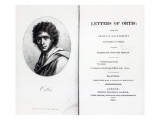 Frontispiece to 'The Letters of Ortis' by Niccolo Ugo Foscolo, Edition Published in 1818 Giclee Print by English School 