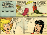 Archie Comics Retro: Betty and Veronica Comic Strip; Picture That (Aged) Poster Archie Comics Retro: Betty and Veronica Comic Strip; Picture That (Aged) Poster
