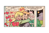 Archie Comics Retro: Archie and Betty Comic Panel; Gift (Aged) Impressão giclée Archie Comics Retro: Archie and Betty Comic Panel; Gift (Aged) Impressão giclée