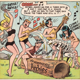 Archie Comics Retro: The Archies Comic Panel; The Prehistoric Archies (Aged) Posters Archie Comics Retro: The Archies Comic Panel; The Prehistoric Archies (Aged) Posters