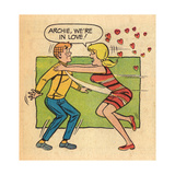 Archie Comics Retro: Archie and Betty Comic Panel; Archie, We're in Love! (Aged) Pôsters Archie Comics Retro: Archie and Betty Comic Panel; Archie, We're in Love! (Aged) Pôsters