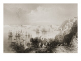 Cobh Harbour, Cork, Ireland, from 'scenery and Antiquities of Ireland' by George Virtue, 1860S Lámina giclée por William Henry Bartlett Cobh Harbour, Cork, Ireland, from 'scenery and Antiquities of Ireland' by George Virtue, 1860S Lámina giclée por William Henry Bartlett