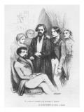 They Understood His Lack of Money, Illustration from 'Les Illusions Perdues' by Honore De Balzac Giclee Print by Celestin Francois Nanteuil