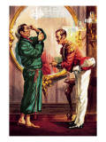 The Pickwick Papers. a Case of Mistaken Identity: the Innocent Mr. Winkle Is Challenged to a Duel. reproduction procédé giclée par McConnell 