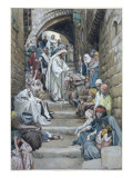 In the Villages the Sick Were Brought Unto Him, Illustration for 'The Life of Christ', C.1886-94 Giclee Print by James Jacques Joseph Tissot