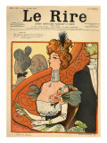 Caricature of a French Marquise, from the Front Cover of 'Le Rire', 12th March 1898 Giclee Print by Metivet 