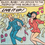 Archie Comics Retro: Archie and Veronica Comic Panel; Live it up (Aged) Plakaty