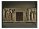 Apollo and the Nymphs, Relief from the Passage of the Theores, from Thasos, before 480 Bc Giclee Print by Greek 