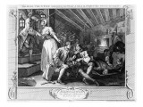 The Idle 'Prentice Betrayed by a Prostitute, Plate Ix of 'Industry and Idleness', 1747 Giclee Print by William Hogarth