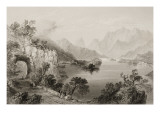 The Upper Lake at Killarney, County Killarney, Ireland, from 'scenery and Antiquities of Ireland' Lámina giclée por William Henry Bartlett The Upper Lake at Killarney, County Killarney, Ireland, from 'scenery and Antiquities of Ireland' Lámina giclée por William Henry Bartlett