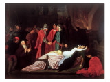 The Reconciliation of the Montagues and the Capulets over the Dead Bodies of Romeo and Juliet Giclee Print by Frederick Leighton