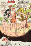 Archie Comics Retro: Archie Comic Panel; Archie, Betty and Veronica in Cave Man Casanova (Aged) Plakater Archie Comics Retro: Archie Comic Panel; Archie, Betty and Veronica in Cave Man Casanova (Aged) Plakater