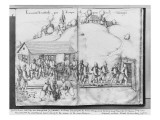 Silver Mine of La Croix-Aux-Mines, Lorraine, Fol.9V and Fol.10R, Miners and their Hammers, C.1530 Giclee Print by Heinrich Gross or Groff