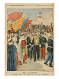 Opening of the Saida Railway in Algeria, Illustration from 'Le Petit Journal', 18th February 1900 Giclee-trykk av Jose Belon Opening of the Saida Railway in Algeria, Illustration from 'Le Petit Journal', 18th February 1900 Giclee-trykk av Jose Belon
