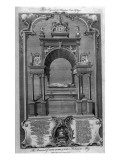 The Monument of Mary Queen of Scots in Westminster Abbey Giclee Print by Hubert Gravelot