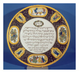 Fayeme Passover Dish, Made by Isaac Cohen of Pesaro, Probably Italian, C.1613-14 Giclee Print