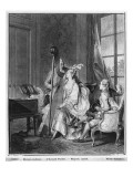 The Perfect Chord, Engraved by Isidore Stanislas Helman Giclee Print by Jean Michel Moreau The Younger