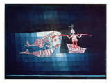 Battle Scene from the Comic Fantastic Opera 'The Seafarer', 1923 reproduction procédé giclée par Paul Klee